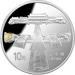 北京故宮博物院金銀紀念幣1盎司圓形銀質(zhì)紀念幣