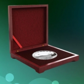 2016年1月訂制　廣東金豪漾公司年度優秀員工純銀獎牌訂制