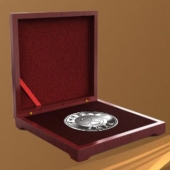 2016年4月定制　廣州市第七中學(xué)校慶128周年純銀紀(jì)念章定制