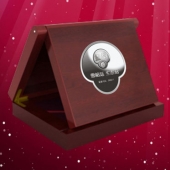 2016年4月定制　上海雪榕公司上市紀念銀磚定制銀條加工定制