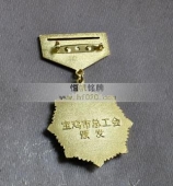 定做五一勞動(dòng)模范獎(jiǎng)?wù)挛逡粍趧?dòng)模范勛章制作五一勞模勛章徽章