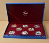 羊城新八景純銀紀(jì)念幣定做,純銀紀(jì)念章定做